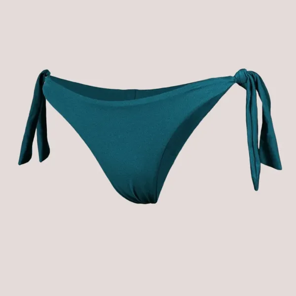 Rock Club Γυναικείο Σλίπ με Κορδόνια Brazil Μαγιό Πετρόλ teal BP1090 Side Tie Brazil Mix & Match