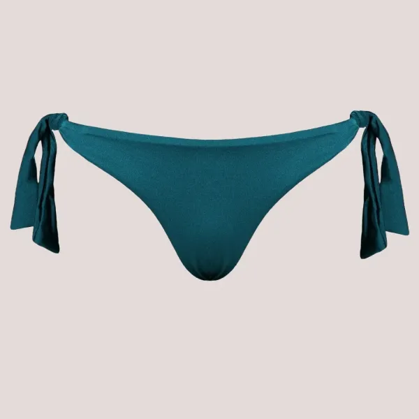 Rock Club Γυναικείο Σλίπ με Κορδόνια Brazil Μαγιό Πετρόλ teal BP1090 Side Tie Brazil Mix & Match