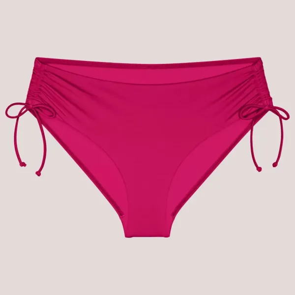 Triumph Mix & Match Summer Twist Midi Ψηλόμεσο σκούρο ροζ  με ρυθμιζόμενο κορδόνι στο πλαί 10222232.00NW/NW