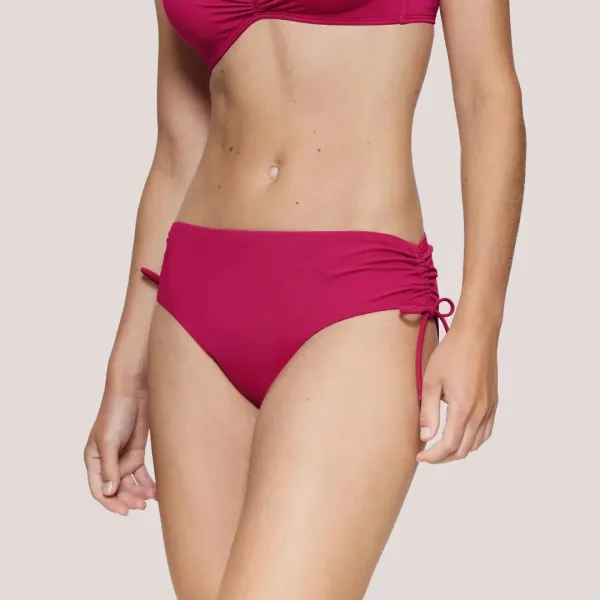 Triumph Mix & Match Summer Twist Midi Ψηλόμεσο σκούρο ροζ  με ρυθμιζόμενο κορδόνι στο πλαί 10222232.00NW/NW