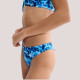 Triumph Γυναικείο Slip Brazil ψηλόμεσο με tie-dye τύπωμα σε αποχρώσεις του μπλέ  10226452.0032/32
