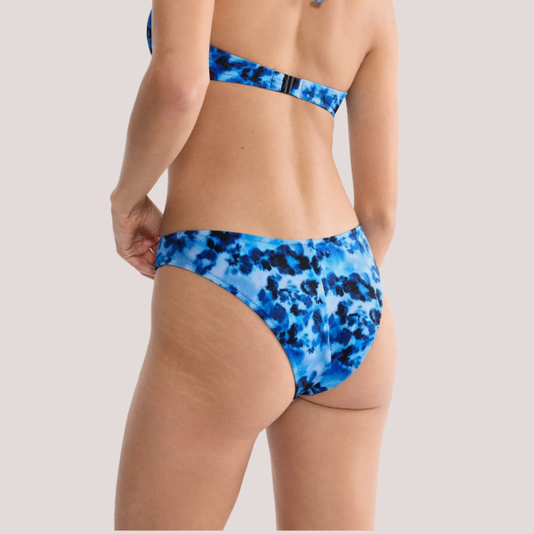 Triumph Γυναικείο Slip Brazil ψηλόμεσο με tie-dye τύπωμα σε αποχρώσεις του μπλέ  10226452.0032/32