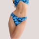 Triumph Γυναικείο Slip Brazil ψηλόμεσο με tie-dye τύπωμα σε αποχρώσεις του μπλέ  10226452.0032/32