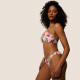 Ysabel Mora Γυναικείο Brazil Σλιπ Μαγιό Floral Πολύχρωμο Summer Collection 82685 Mix & Match