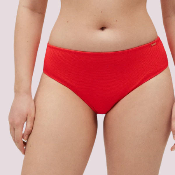 Ysabel Mora Γυναικείο Μαγιό Slip  Κανονικό Κοραλί  Swimwear Summer Collection 83084 DEEP CORAL 