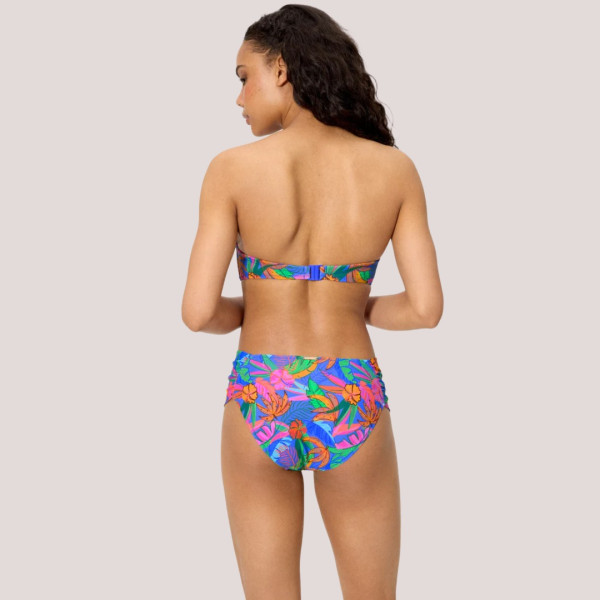 Ysabel Mora Γυναικείο Μαγιό Slip midi shaper ψηλόμεσο & φαρδύ στο πλάί Tropical διάφορα χρώματα Multicolour 83402