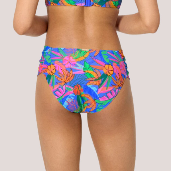 Ysabel Mora Γυναικείο Μαγιό Slip midi shaper ψηλόμεσο & φαρδύ στο πλάί Tropical διάφορα χρώματα Multicolour 83402