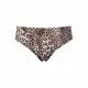 Luna Γυναικείο Μαγιό Slip κλασικό φαρδύ με leopard animal print Summer Collection SAFARI 94817