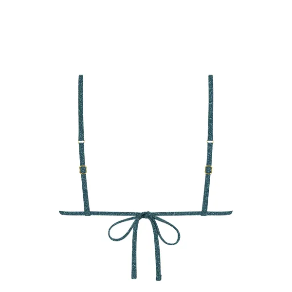  Chlamys Varia Γυναικείο γαλάζιο Bikini Top Τριγωνάκι lurex με αφαιρούμενη επένδυση DY2601-TC04.LIGHT BLUE