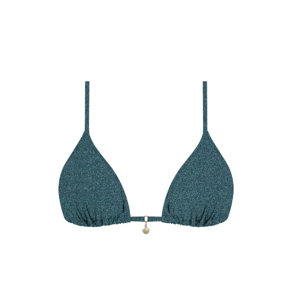  Chlamys Varia Γυναικείο γαλάζιο Bikini Top Τριγωνάκι lurex με αφαιρούμενη επένδυση DY2601-TC04.LIGHT BLUE