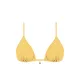 Chlamys Varia Γυναικείο κίτρινο Bikini Top Τριγωνάκι lurex με αφαιρούμενη επένδυση DY2601-TC03.YELLOW