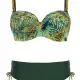 Self Γυναικείο Set bikini Tropical Jamaica 9 straples με υπέροχη ενίσχυση για μεγάλο στήθος Luxury Swimwear green tropical S730V1JA9