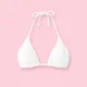 Modern Ocean Γυναικείο Set Bikini Τριγωνάκι με ρυθμιζόμενο στρινγκ σε λευκό χρώμα 9310 white