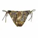 Luna Γυναικείο set bikini πολυτελείας Τριγωνάκι με τύπωμα τύπου Barocco bio wild Versace & δετό σλίπ 94401