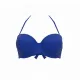 Modern Ocean Γυναικείο Strapless μπλέ ρουά με αφαιρούμενες τιράντες  6121 Blue