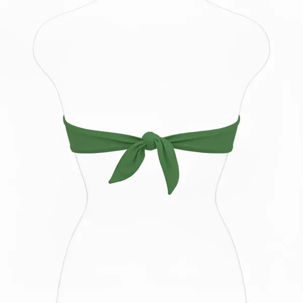 Modern Ocean Γυναικείο Strapless πράσινο με  αφαιρούμενες τιράντες  6121 Green
