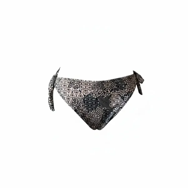 Modern Ocean Γυναικείο Set Bikini Animal print ιριδίζον Strapless με ενίσχυση τιράντες & φαρδύ σλιπ C-6395 