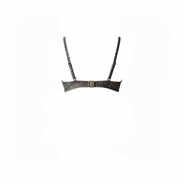 Modern Ocean Γυναικείο Set Bikini Animal print ιριδίζον Strapless με ενίσχυση τιράντες & φαρδύ σλιπ C-6395 