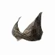 Modern Ocean Γυναικείο Set bikini Animal print ιριδίζον μπουστάκι με τιράντες δετό  για μεγάλο στήθος  & ψηλόμεσο σλιπ C-6394