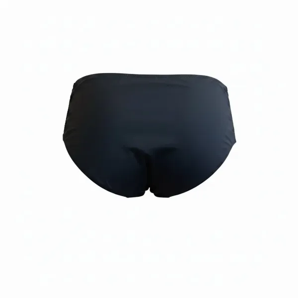 Modern Ocean Γυναικείο Set bikini με σχέδια σε αποχρώσεις του κόκκινου ,πορτοκαλί,λευκού,μαυρου με τιράντες δετό  για μεγάλο στήθος  & ψηλόμεσο σλιπ 5144 black