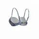 Modern Ocean Γυναικείο Set bikini με σχέδια σε αποχρώσεις του μπλε και του λευκού  με τιράντες δετό  για μεγάλο στήθος  & ψηλόμεσο σλιπ 5144 navy blue