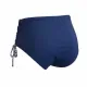 Modern Ocean Γυναικείο Set bikini με σχέδια σε αποχρώσεις του μπλε και του λευκού  με τιράντες δετό  για μεγάλο στήθος  & ψηλόμεσο σλιπ 5144 navy blue