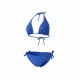 Modern Ocean Γυναικείο Set Bikini Plus sizes μπλέ ρουά τρίγωνο &  δετό slip 1236.96 BLUE.ROUA