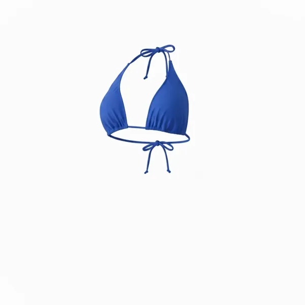 Modern Ocean Γυναικείο Set Bikini Plus sizes μπλέ ρουά τρίγωνο &  δετό slip 1236.96 BLUE.ROUA