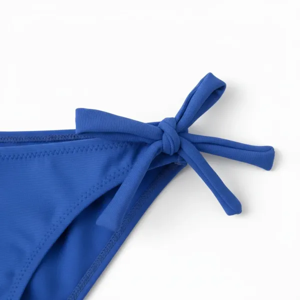 Modern Ocean Γυναικείο Set Bikini Plus sizes μπλέ ρουά τρίγωνο &  δετό slip 1236.96 BLUE.ROUA