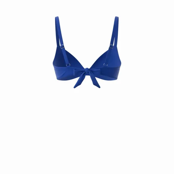 Modern Ocean Γυναικείο Set Bikini Plus sizes μπλέ ρουά με ελαφρυά ενίσχυση  ρυθμιζόμενες τιράντες  & φαρδύ ψηλόμεσο σλιπ 1211 royal blue