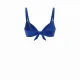 Modern Ocean Γυναικείο Set Bikini Plus sizes μπλέ ρουά με ελαφρυά ενίσχυση  ρυθμιζόμενες τιράντες  & φαρδύ ψηλόμεσο σλιπ 1211 royal blue