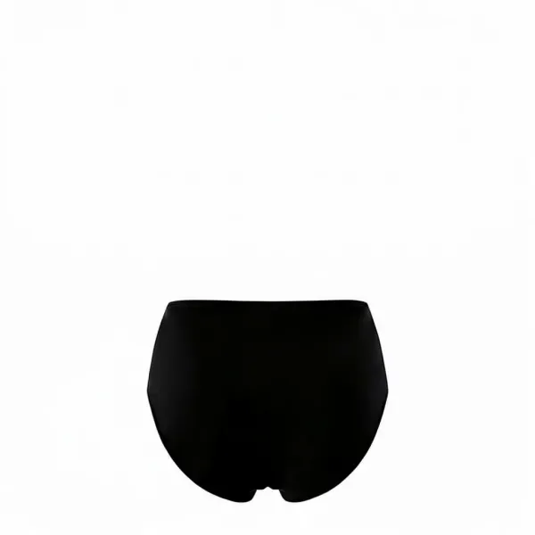 Modern Ocean Γυναικείο Set Bikini Plus sizes μαύρο με ελαφρυά ενίσχυση ρυθμιζόμενες τιράντες & φαρδύ ψηλόμεσο σλιπ 1211 black