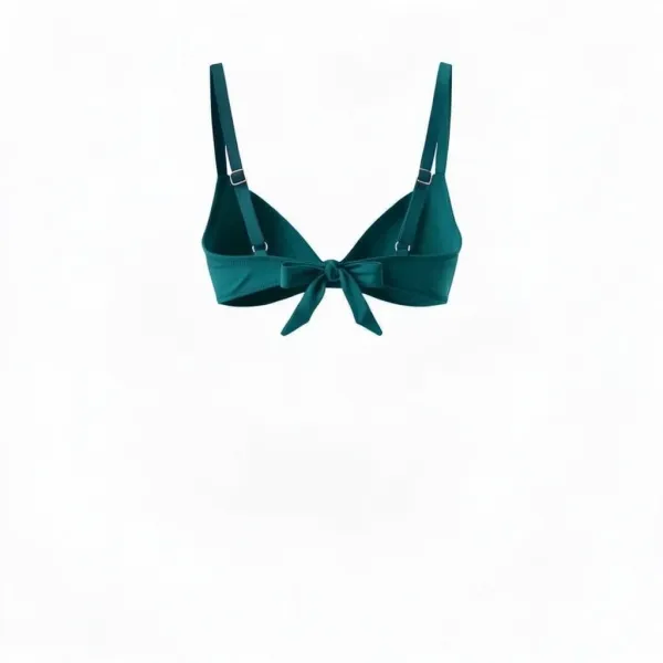 Modern Ocean Γυναικείο Set Bikini Plus sizes τυρκουάζ με ελαφρυά ενίσχυση ρυθμιζόμενες τιράντες & φαρδύ ψηλόμεσο σλιπ 1211 turqoise