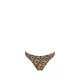 Modern Ocean Γυναικείο Set Bikini triangle Push up δετό & brazil bottom animal print σχέδιο καφέ και χρυσό lurex C-6041 BROWN 