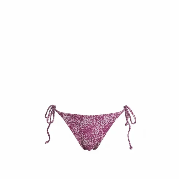 Modern Ocean Γυναικείο Set Bikini Τριγωνάκι ανάγλυφο φούξια δετό σλιπ brazil C-6319 fuchsia