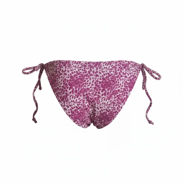 Modern Ocean Γυναικείο Set Bikini Τριγωνάκι ανάγλυφο φούξια δετό σλιπ brazil C-6319 fuchsia