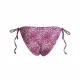 Modern Ocean Γυναικείο Set Bikini Τριγωνάκι ανάγλυφο φούξια δετό σλιπ brazil C-6319 fuchsia