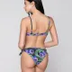 Luna Γυναικείο Bikini Top Balconette με Floral Snake Print σε Πράσινες & Μωβ Αποχρώσεις ,Blossom μπικίνι strapless C/D 94720