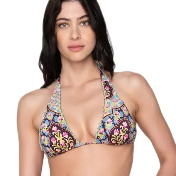 Luna Γυναικείο Μαγιό Τοπ τρίγωνάκι Floral διάφορα χρώματα prints λουλουδάκια  B Cup  Summer Collection  Epoque 94781 floral multicolour 