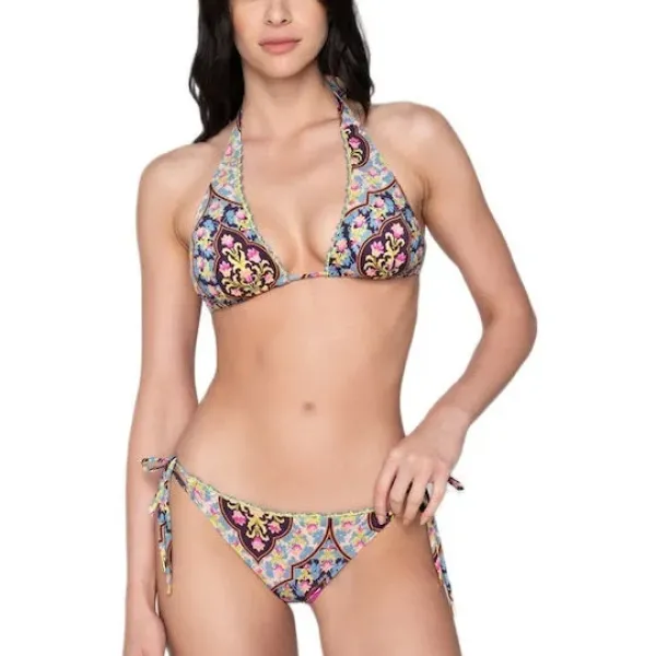 Luna Γυναικείο Μαγιό Τοπ τρίγωνάκι Floral διάφορα χρώματα prints λουλουδάκια  B Cup  Summer Collection  Epoque 94781 floral multicolour 