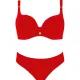 Self Γυναικείο Set bikini Plus sizes κόκκινο για μεγάλο στήθος με ελαφρυά ενίσχυση & ψηλόμεσο κλασικό σλιπ Luxury Swimwear Red S940V2EX4.6