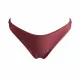 MYA swimwear Γυναικείο set bikini μαγιό μπορντώ με μεταλλικές πλεκτές λεπτομέρειες τριγωνάκι & ψηλόμεσο v brazil MB3225 summer collection Bordeaux