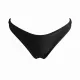 MYA swimwear Γυναικείο set bikini μαγιό μαυρο  με μεταλλικές πλεκτές λεπτομέρειες τριγωνάκι & ψηλόμεσο v brazil MB3225 summer collection black
