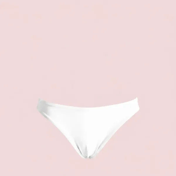 MYA  Γυναικείο Set Bikini Τριγωνάκι με ανάγλυφη textured δαντέλα στο επάνω μέρος σε λευκό χρώμα και δετό σλιπ brazil white MP5236 