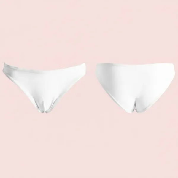 MYA  Γυναικείο Set Bikini Τριγωνάκι με ανάγλυφη textured δαντέλα στο επάνω μέρος σε λευκό χρώμα και δετό σλιπ brazil white MP5236 