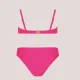 Self Γυναικείο Set bikini φούξια straples με υπέροχη ενίσχυση & για μεγάλο στήθος Luxury Swimwear Pink S730V1SG1.2F