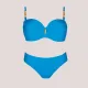 Self Γυναικείο Set bikini μπλέ γαλάζιο straples με υπέροχη ενίσχυση & για μεγάλο στήθος Luxury Swimwear light blue S730V1BZA3.11 Ibiza 3