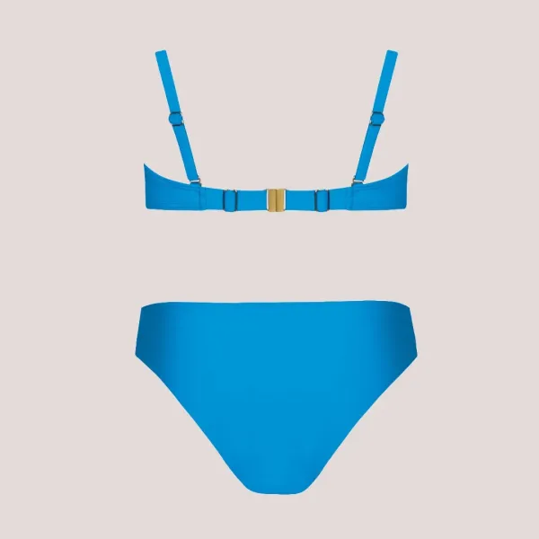 Self Γυναικείο Set bikini μπλέ γαλάζιο straples με υπέροχη ενίσχυση & για μεγάλο στήθος Luxury Swimwear light blue S730V1BZA3.11 Ibiza 3