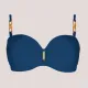 Self Γυναικείο Set bikini μπλέ ρουά  straples με υπέροχη ενίσχυση & για μεγάλο στήθος Luxury Swimwear Dark Blue S730V1BZA3.31 Ibiza 3