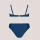 Self Γυναικείο Set bikini μπλέ ρουά  straples με υπέροχη ενίσχυση & για μεγάλο στήθος Luxury Swimwear Dark Blue S730V1BZA3.31 Ibiza 3
